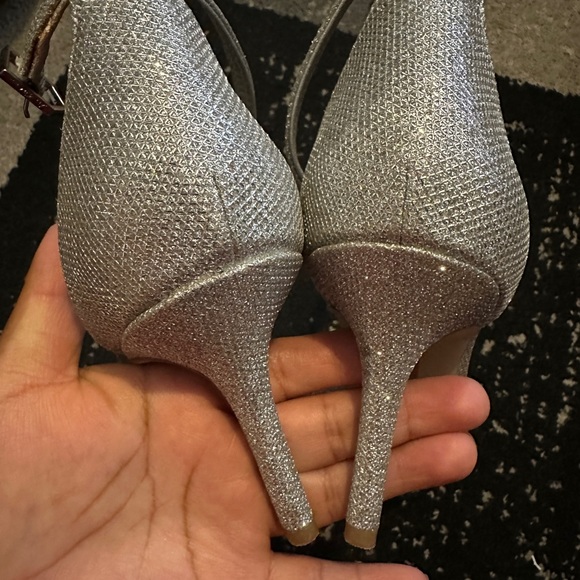 Sam Edelman Glittering Silver Heels